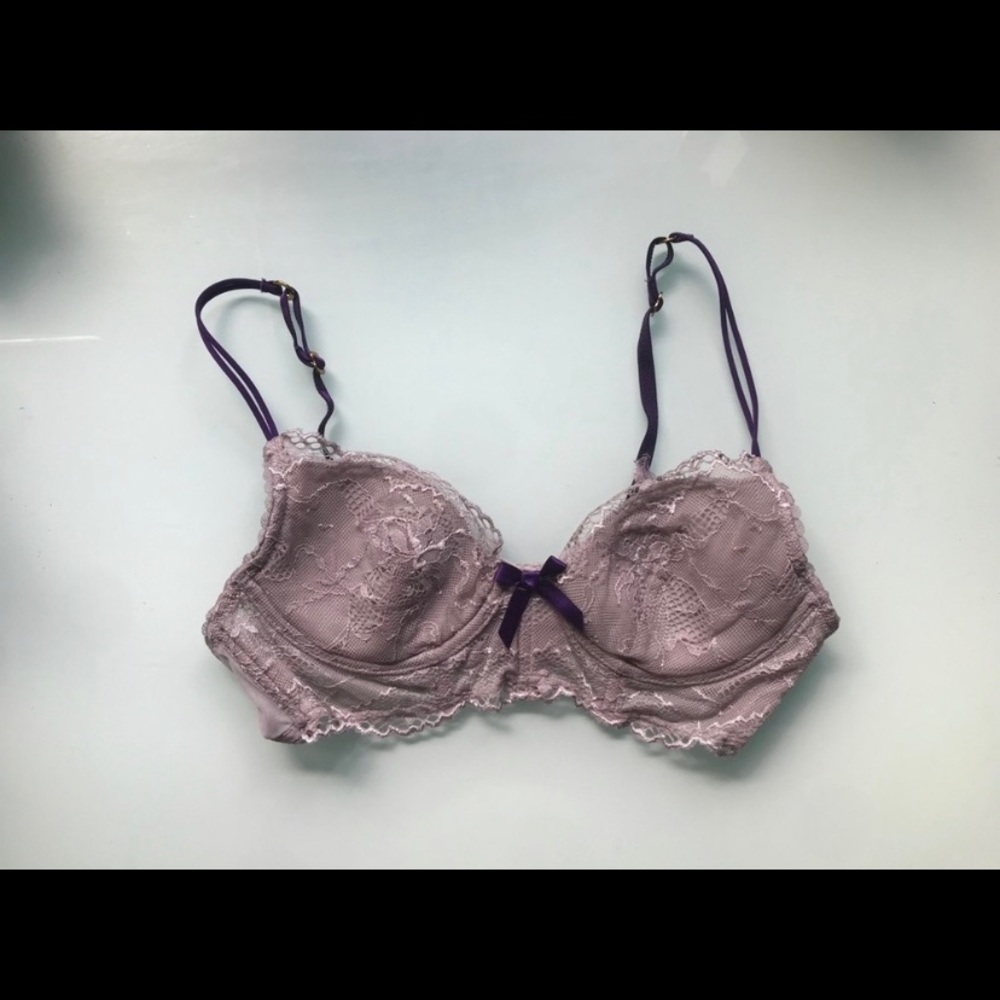 34B lilac and purple, victoria secret bra